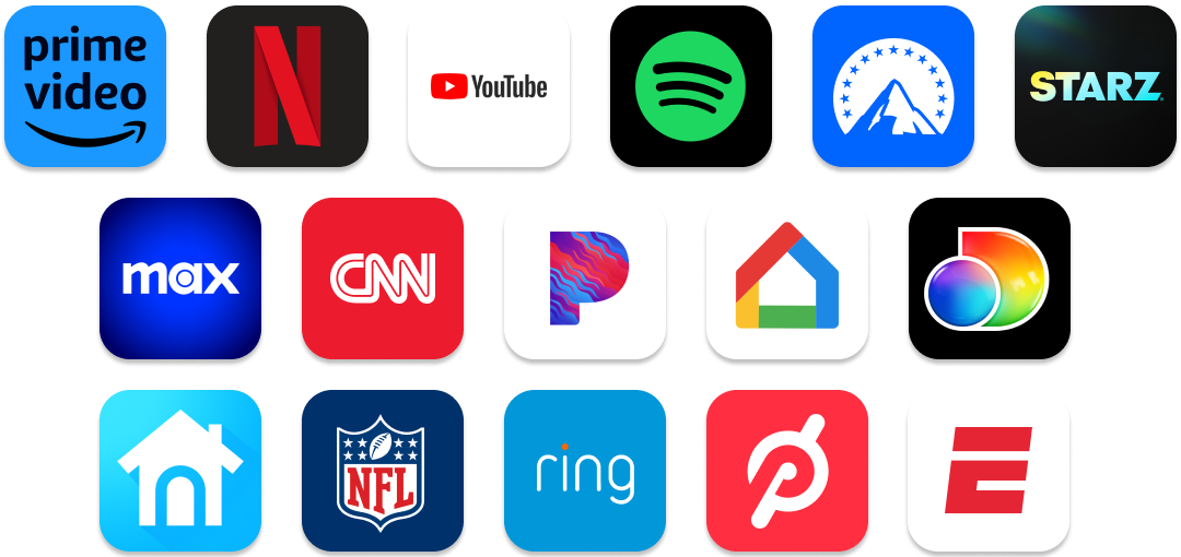 streaming-apps-logos-v2 Dish Network TV streaming and on-demand movies | DISH streaming